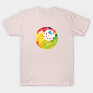 Watercolor geometrict painting T-Shirt